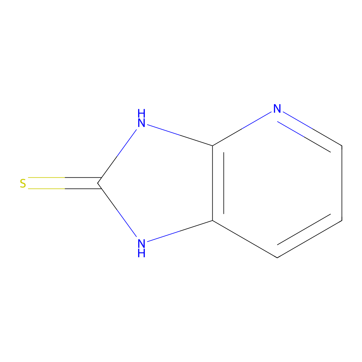 1H-Imidazo[4,5-b]pyridine-2-thiol molecular structure, CAS 29448-81-5