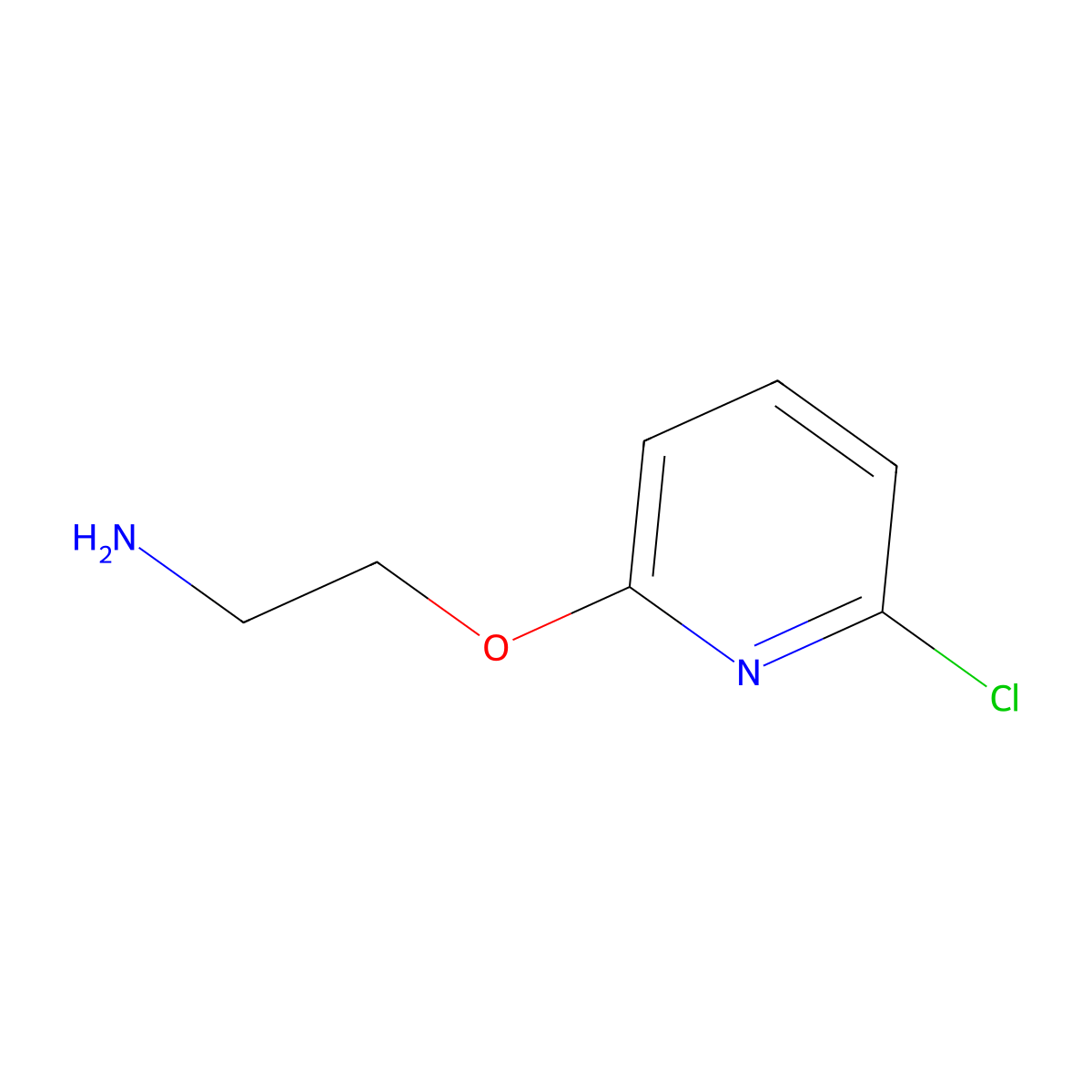 2-[(6-Chloropyridin-2-yl)oxy]ethan-1-amine molecular structure, CAS 29449-85-2