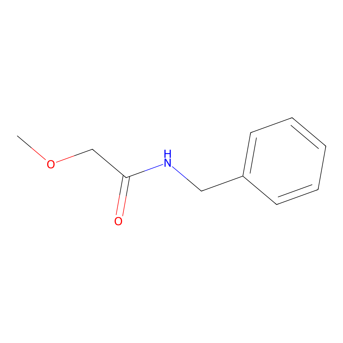N-benzyl-2-methoxyacetamide molecular structure, CAS 2945-05-3