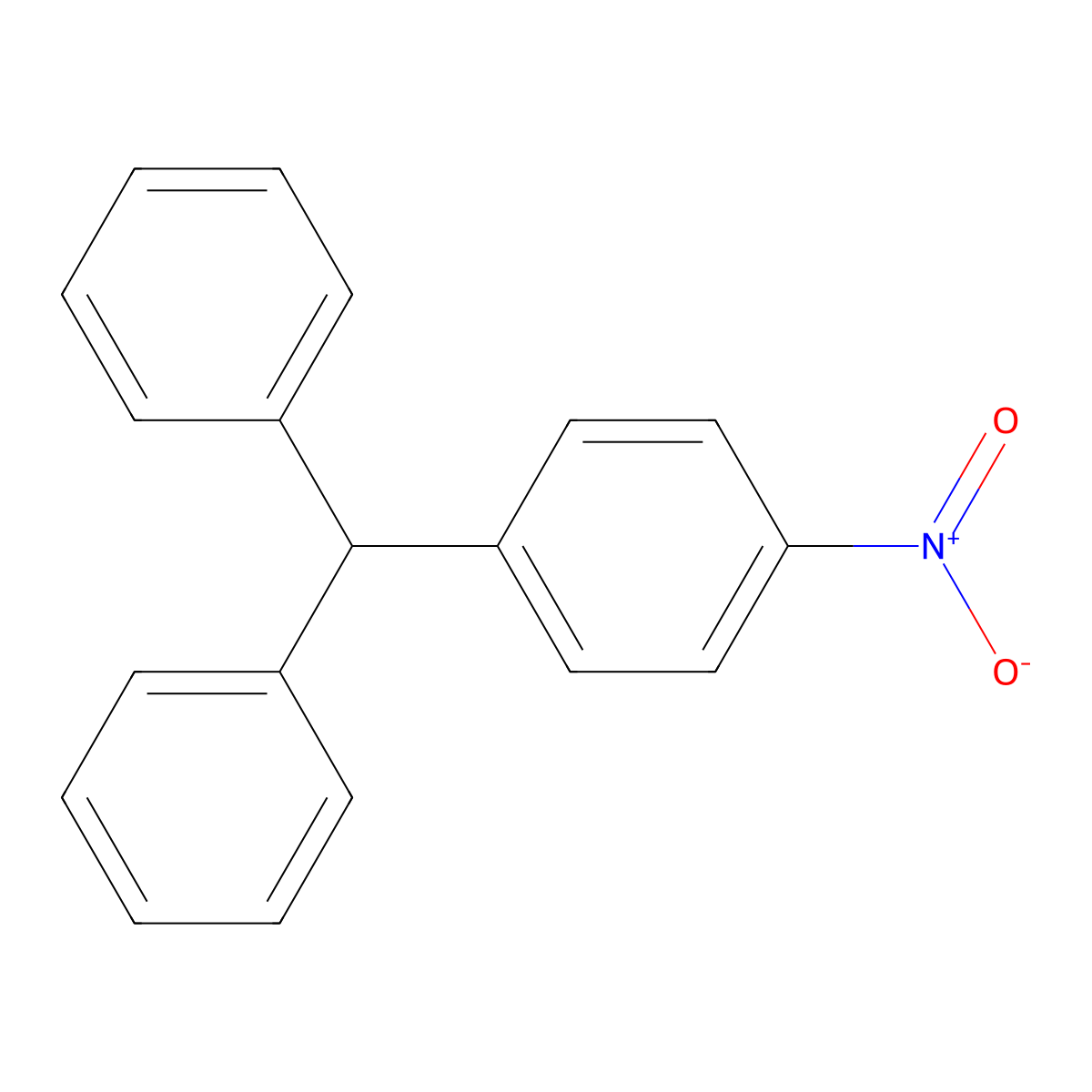 1-(Diphenylmethyl)-4-nitrobenzene molecular structure, CAS 2945-12-2