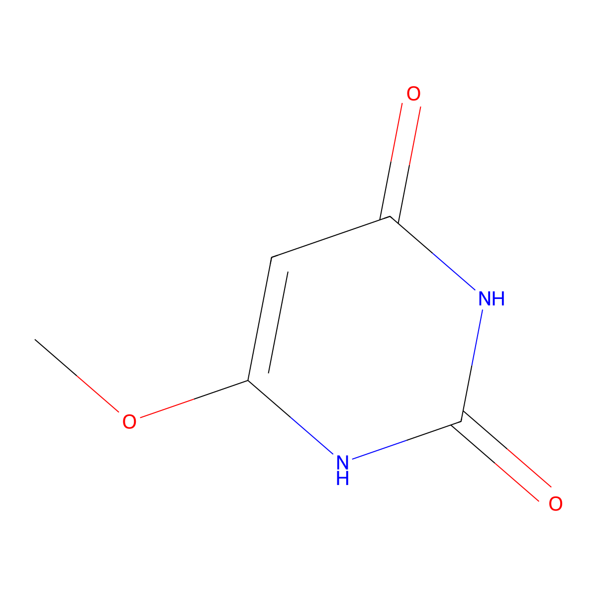 6-methoxypyrimidine-2,4(1H,3H)-dione molecular structure, CAS 29458-38-6