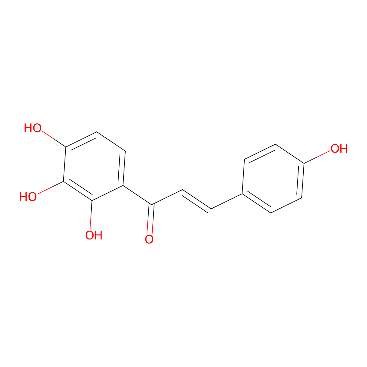 4,2',3',4'-Tetrahydroxychalcone molecular structure, CAS 294639-07-9