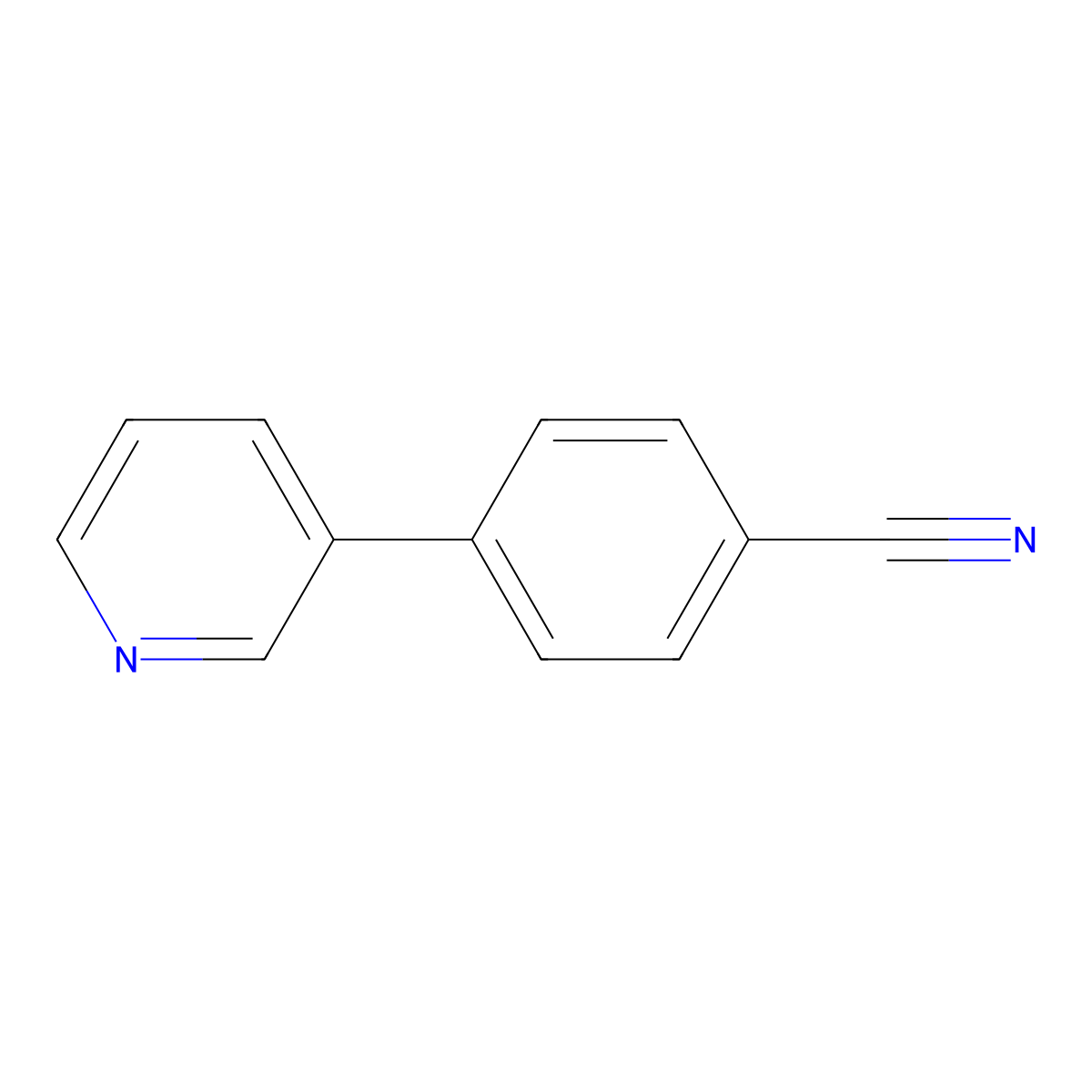 4-(Pyridin-3-yl)benzonitrile molecular structure, CAS 294648-03-6