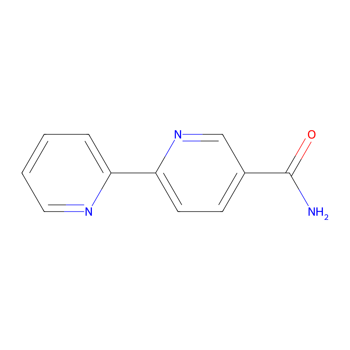 [2,2'-Bipyridine]-5-carboxamide molecular structure, CAS 294648-47-8