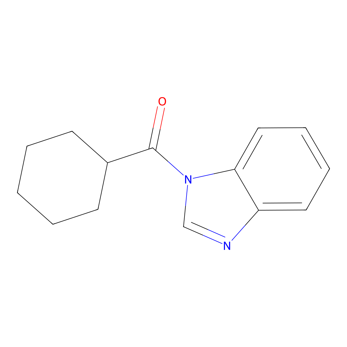 1H-Benzimidazol-1-ylcyclohexylmethanone molecular structure, CAS 294649-09-5