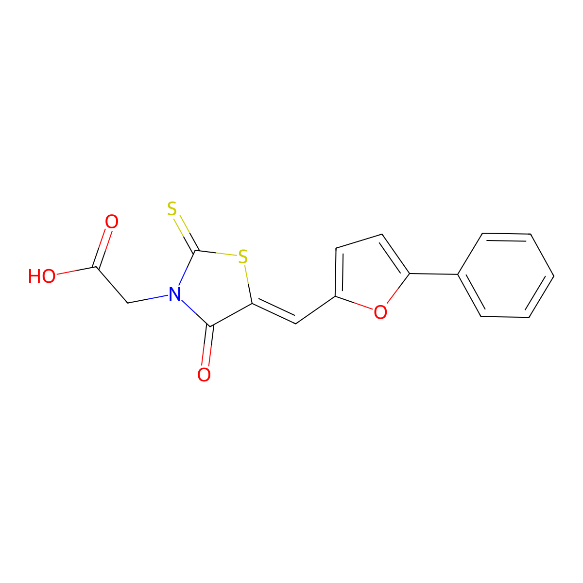 C16H11NO4S2 molecular structure, CAS 294657-85-5