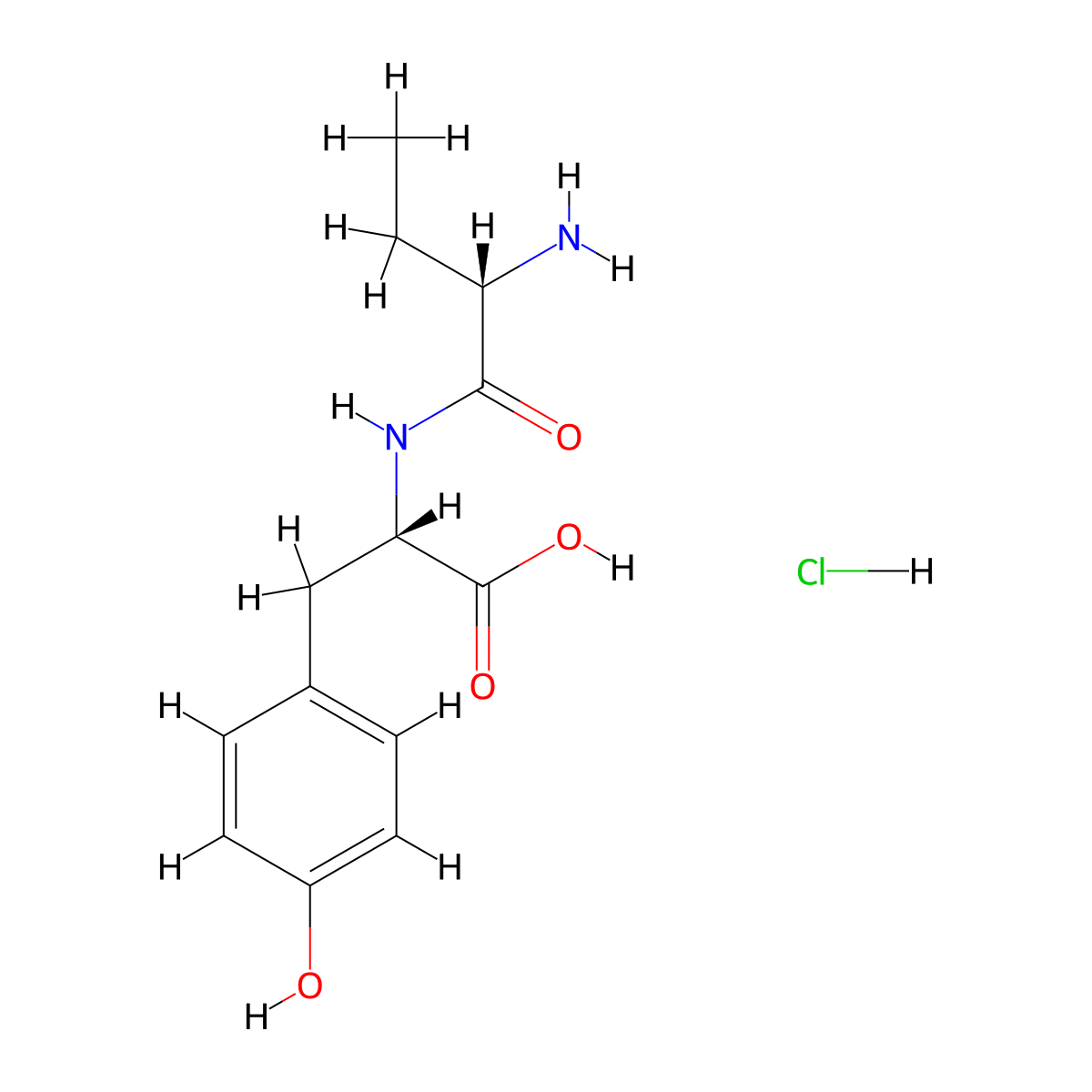 (2S)-2-[[(2S)-2-aminobutanoyl]amino]-3-(4-hydroxyphenyl)propanoic acid;hydrochloride molecular structure, CAS 2947380-81-4