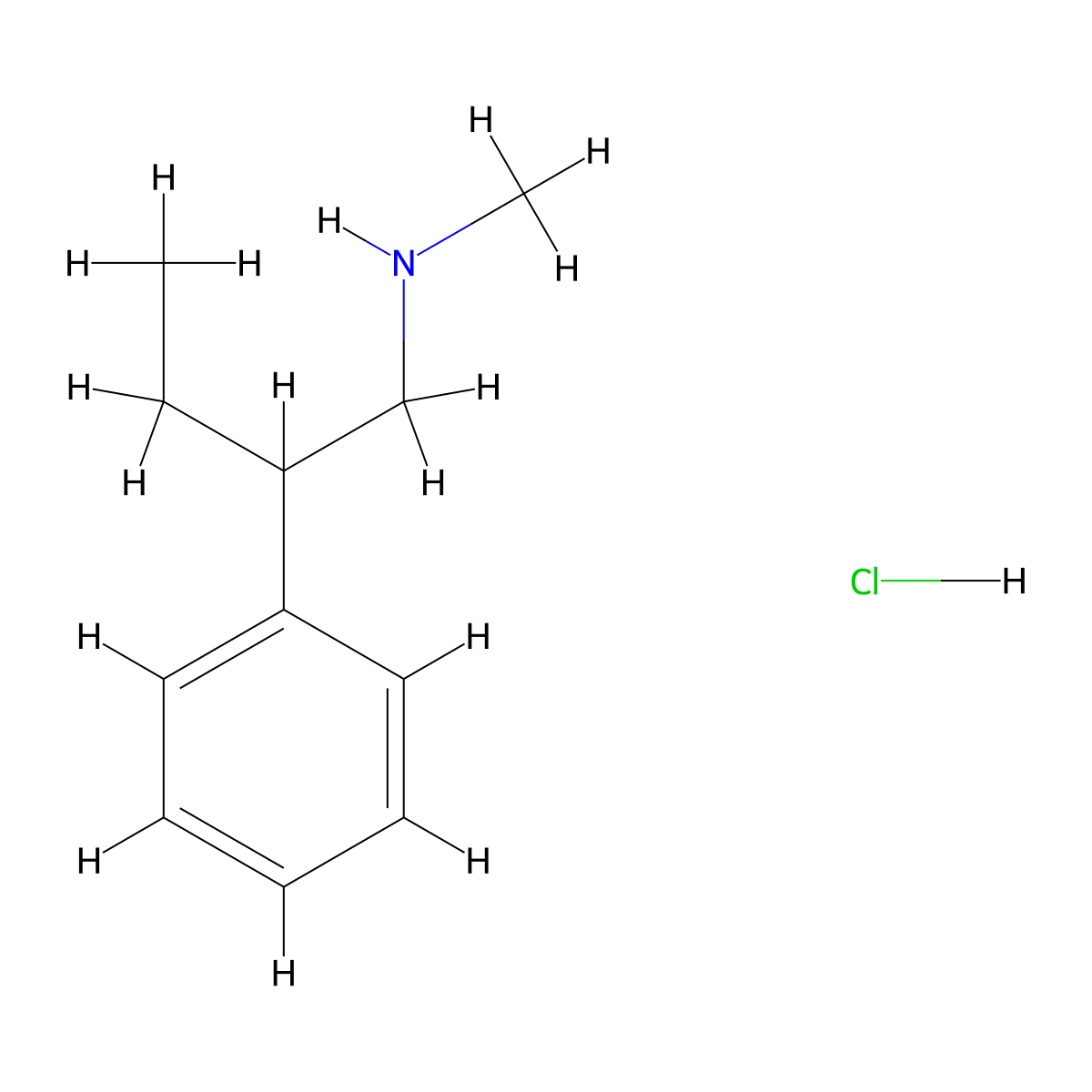 Methyl(2-phenylbutyl)amine hydrochloride molecular structure, CAS 2947426-37-9