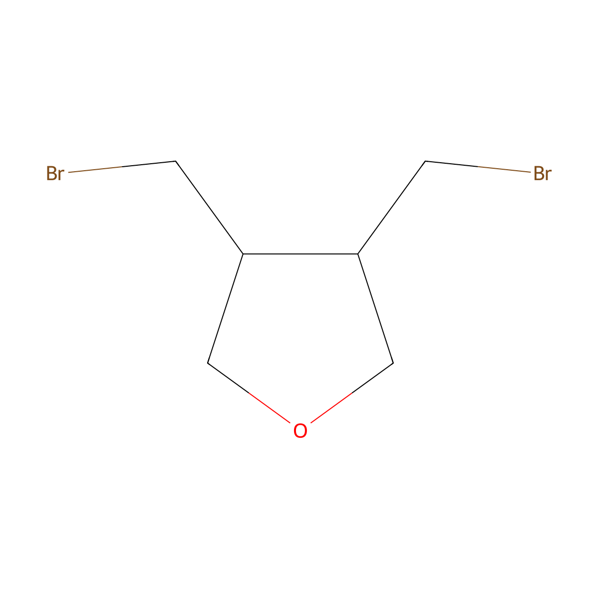 3,4-Bis(bromomethyl)oxolane molecular structure, CAS 2947426-63-1