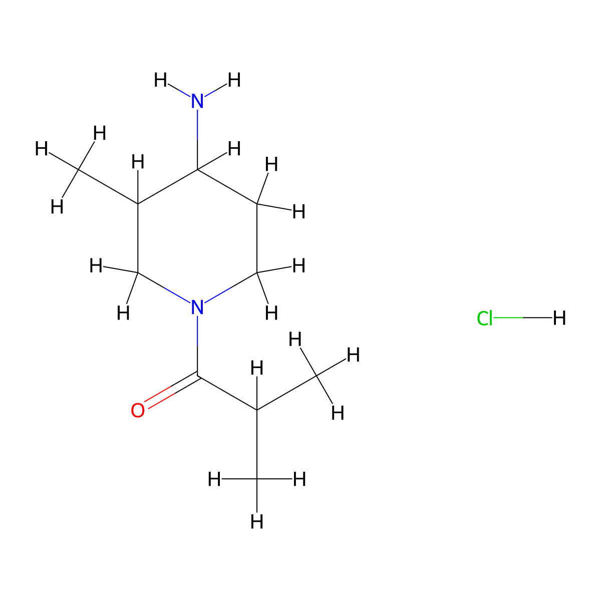 1-(4-Amino-3-methylpiperidin-1-yl)-2-methylpropan-1-one hydrochloride molecular structure, CAS 2947427-80-5