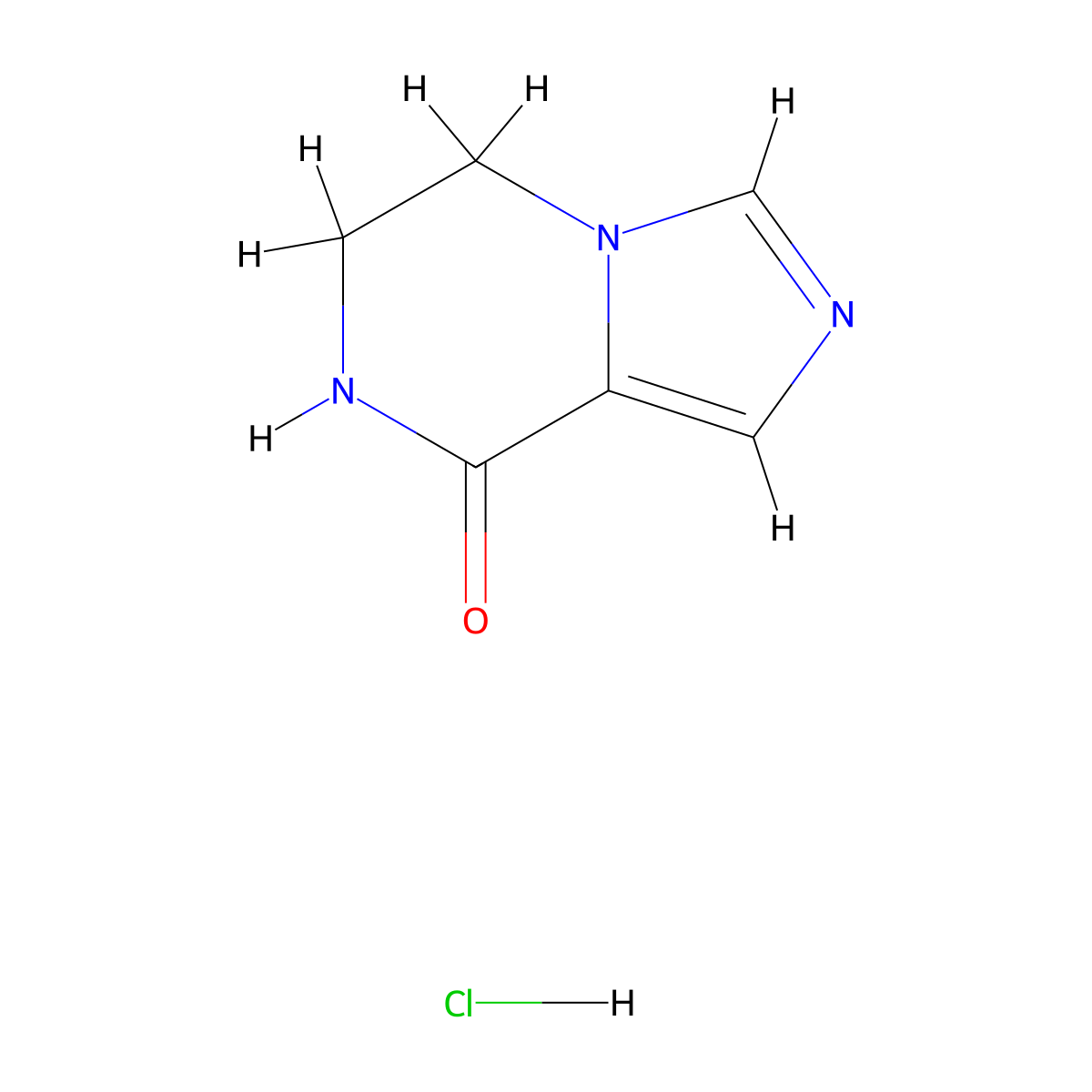 5H,6H,7H,8H-imidazo[1,5-a]pyrazin-8-one hydrochloride molecular structure, CAS 2947427-84-9