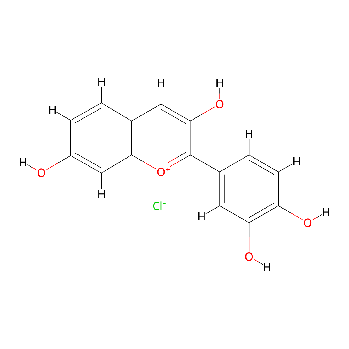 Fisetinidin molecular structure, CAS 2948-76-7