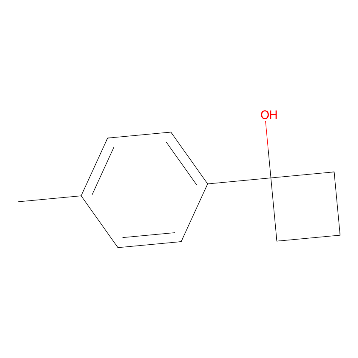 1-(p-Tolyl)cyclobutanol molecular structure, CAS 29480-08-8