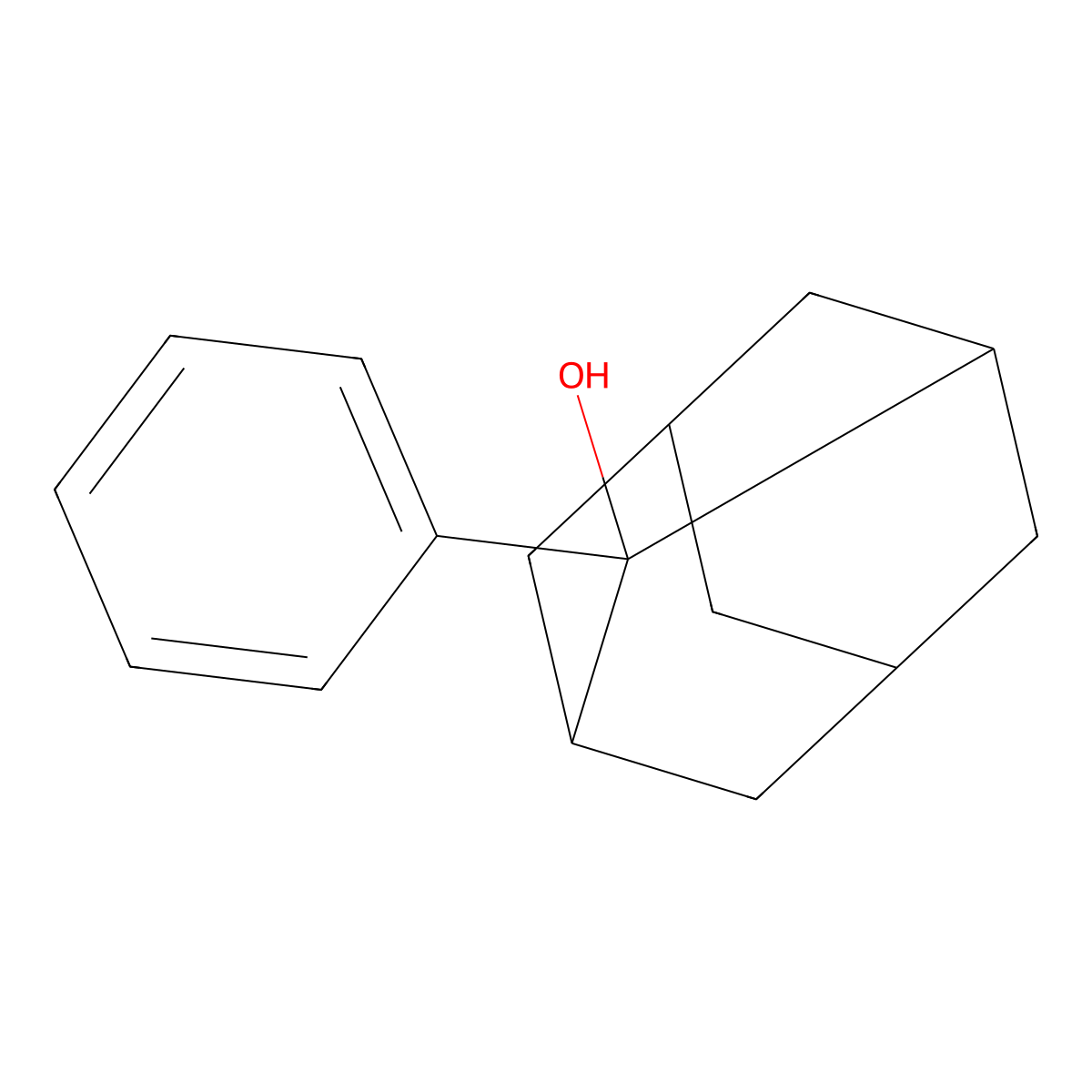 2-Phenyl-adamantan-2-OL molecular structure, CAS 29480-18-0