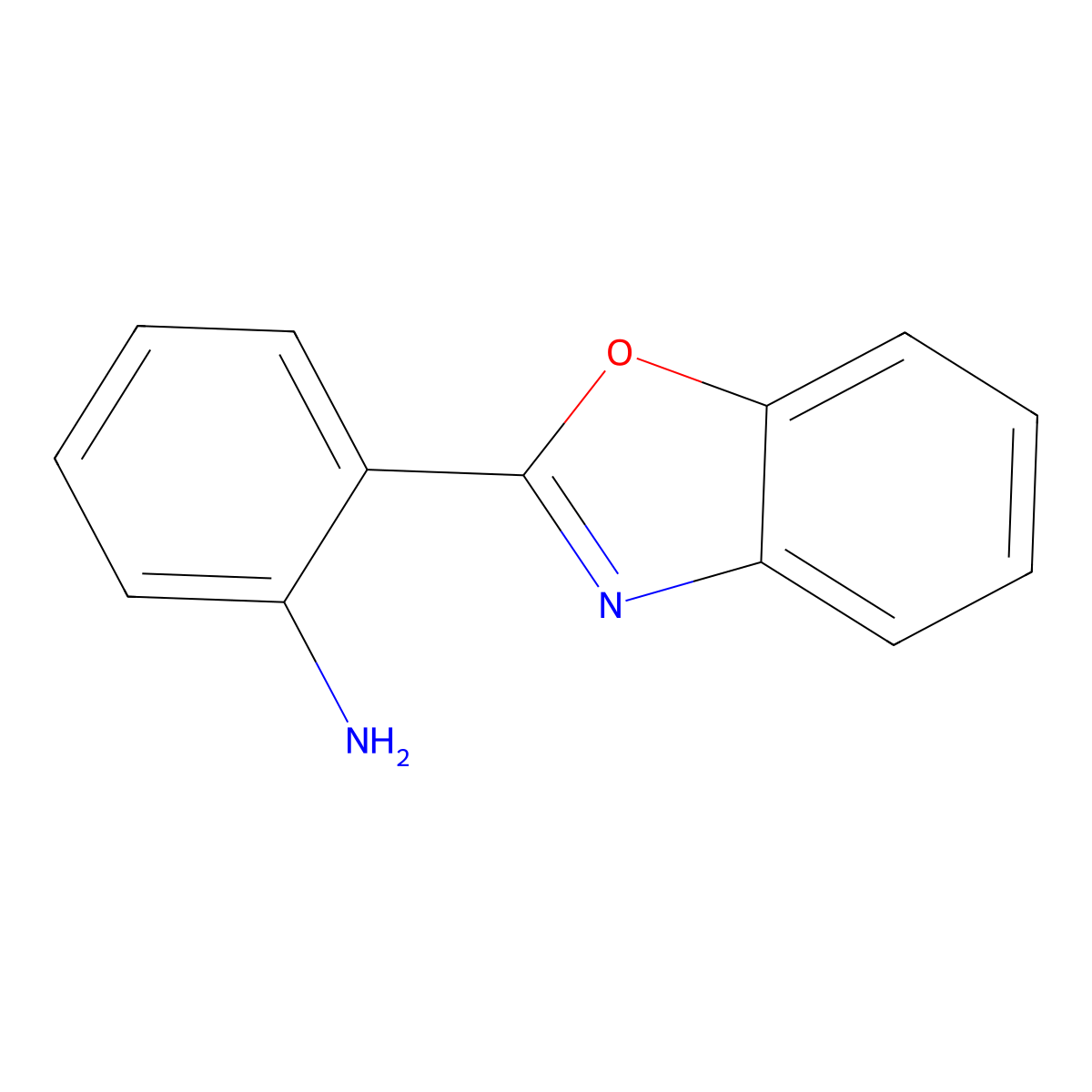 2-(2'-Aminophenyl)benzoxazole molecular structure, CAS 29483-74-7