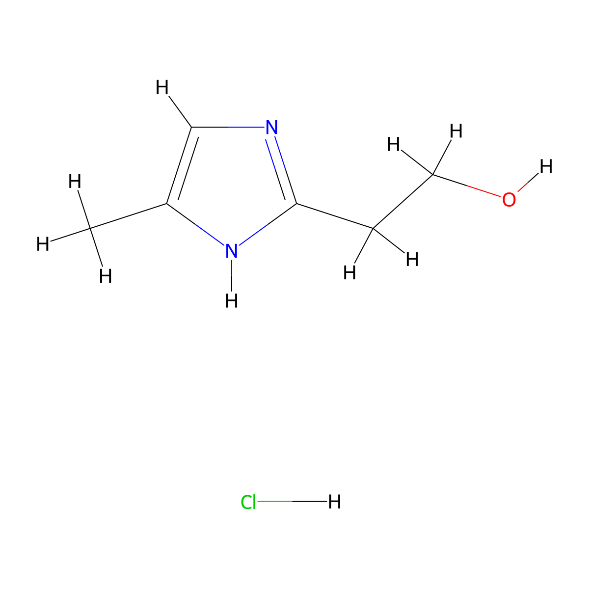 2-(5-methyl-1H-imidazol-2-yl)ethan-1-ol hydrochloride molecular structure, CAS 2948393-20-0