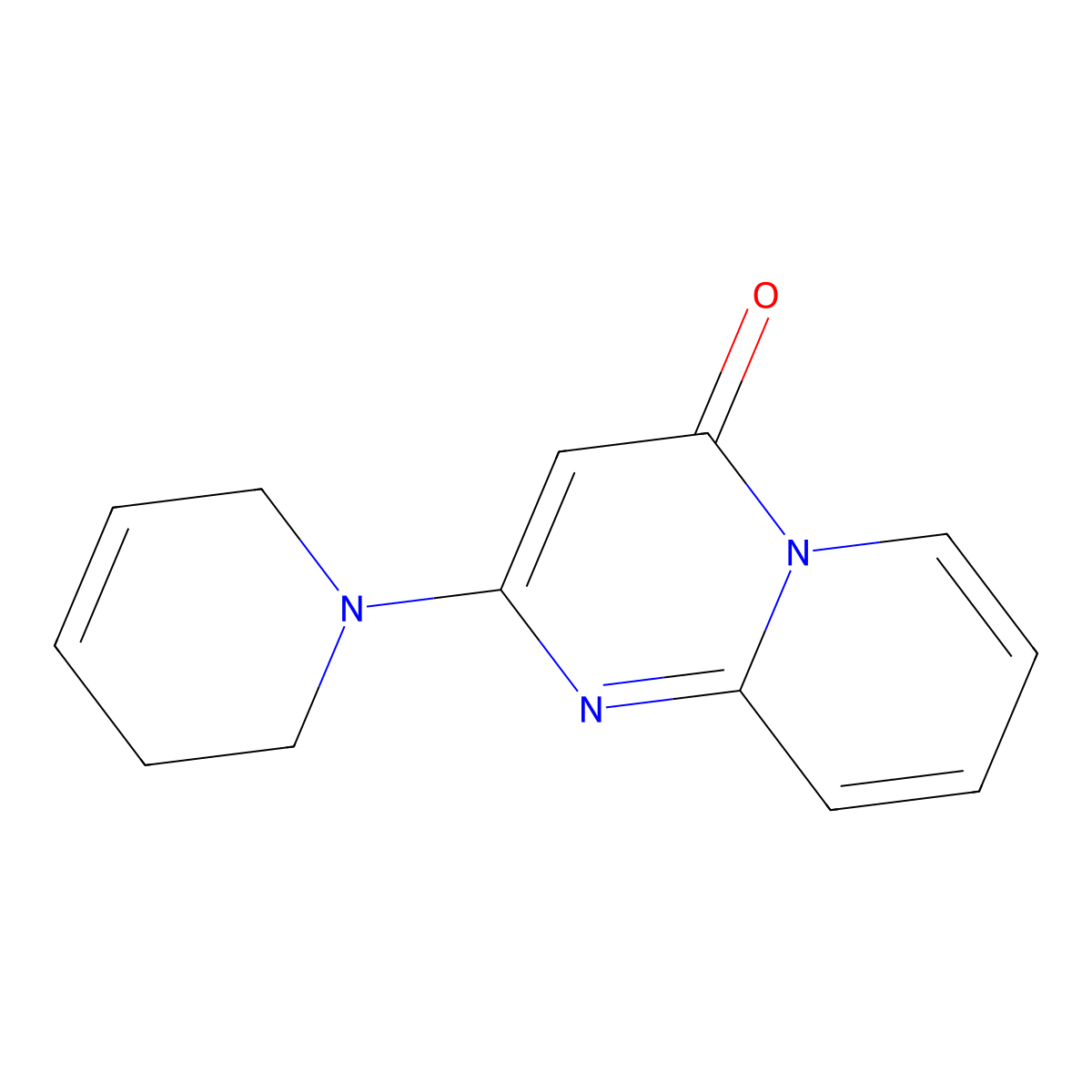2-(3,6-dihydro-2H-pyridin-1-yl)pyrido[1,2-a]pyrimidin-4-one molecular structure, CAS 2948472-74-8