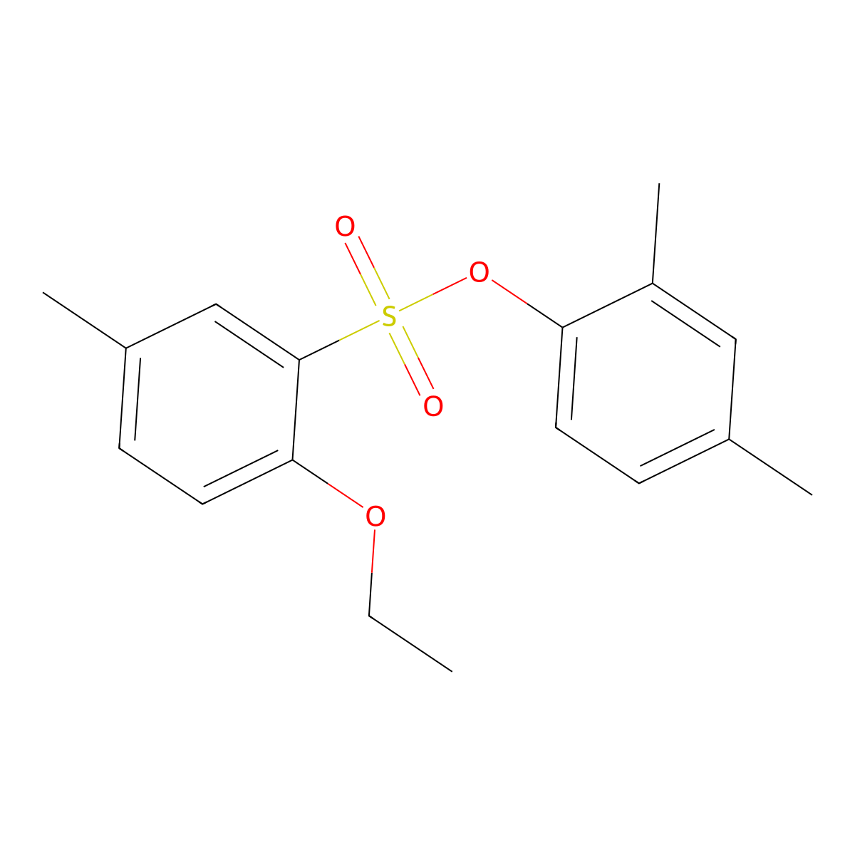 (2,4-Dimethylphenyl) 2-ethoxy-5-methylbenzenesulfonate molecular structure, CAS 2948509-85-9