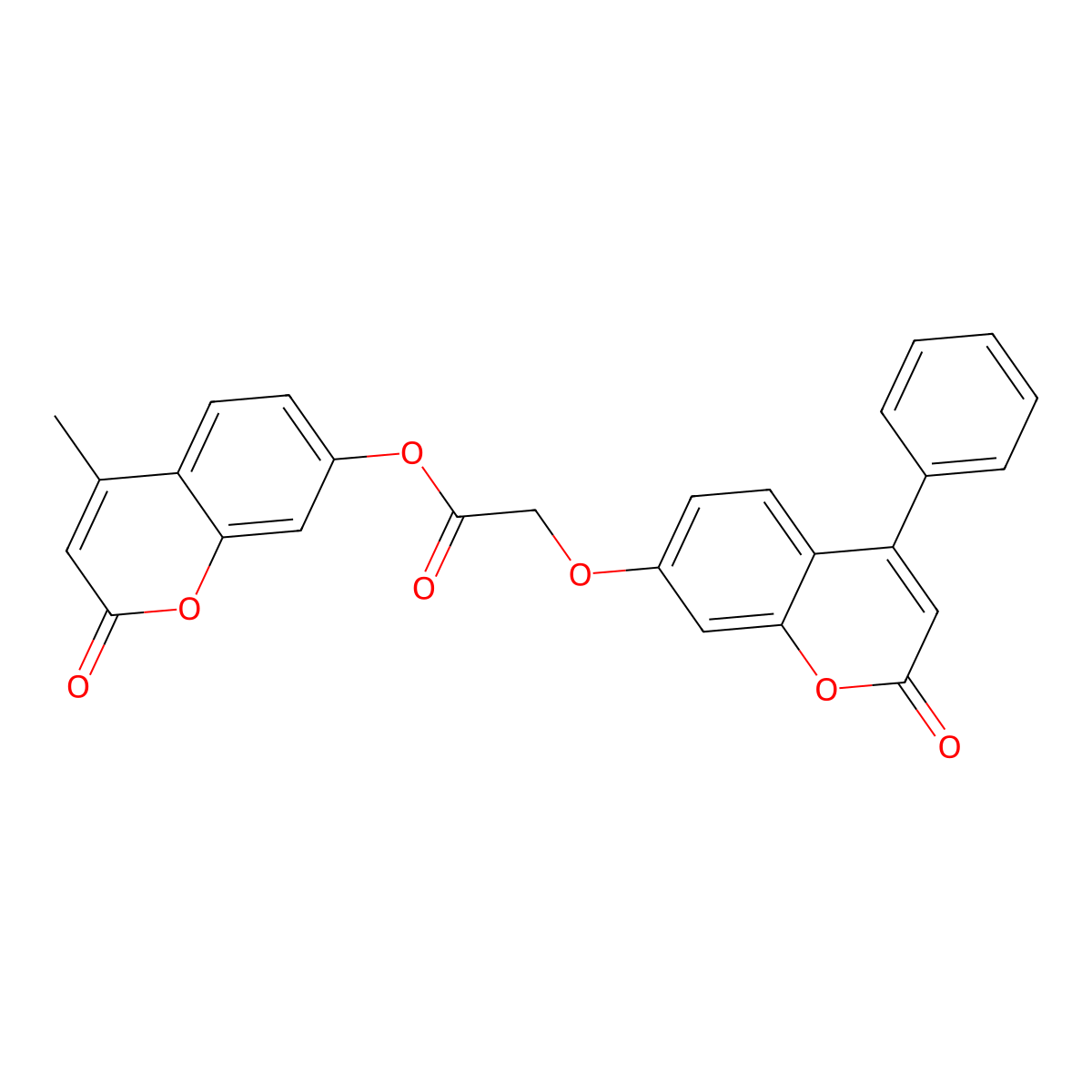 4-methyl-2-oxo-2H-chromen-7-yl [(2-oxo-4-phenyl-2H-chromen-7-yl)oxy]acetate molecular structure, CAS 294854-73-2