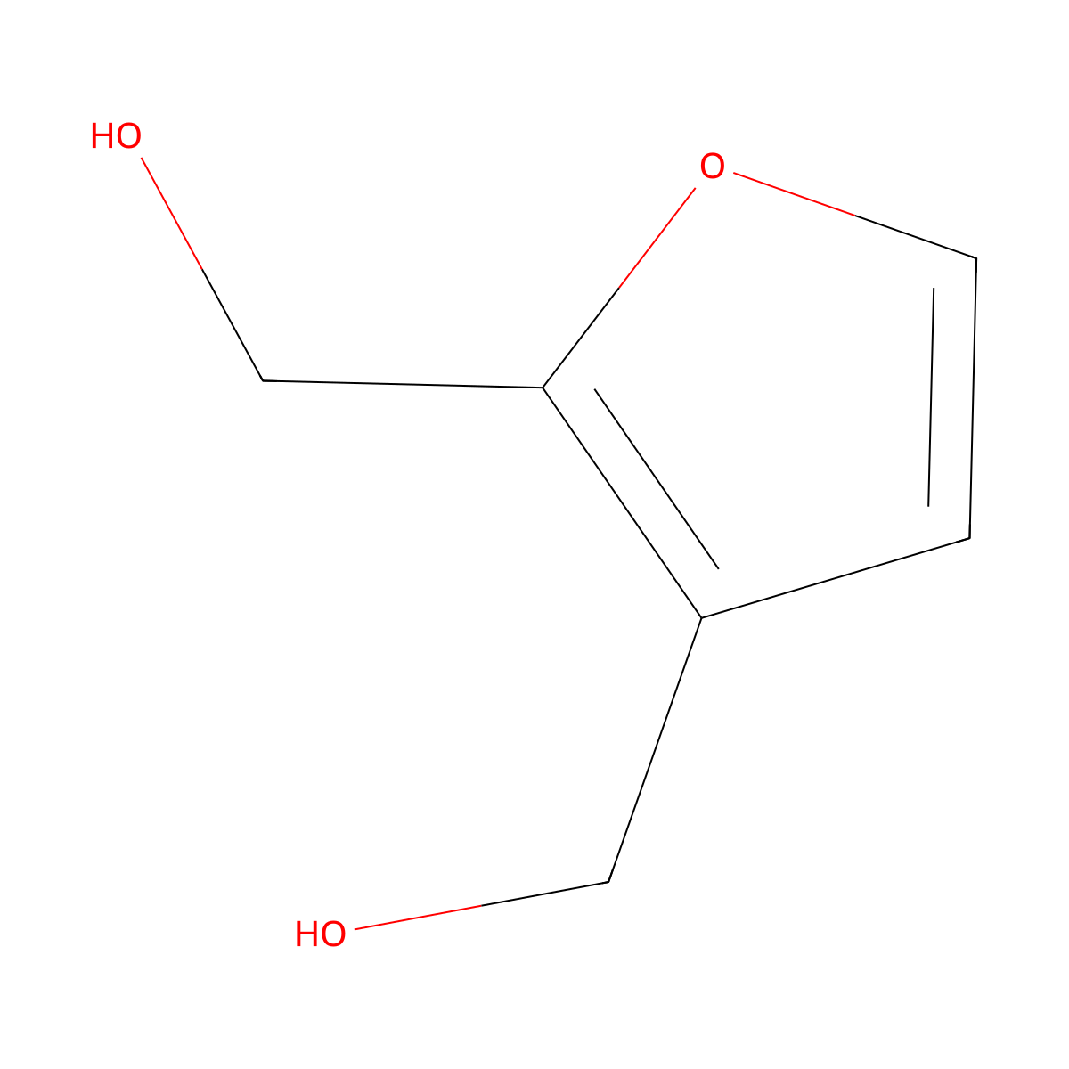 2,3-Bis(hydroxymethyl)furan molecular structure, CAS 294857-25-3