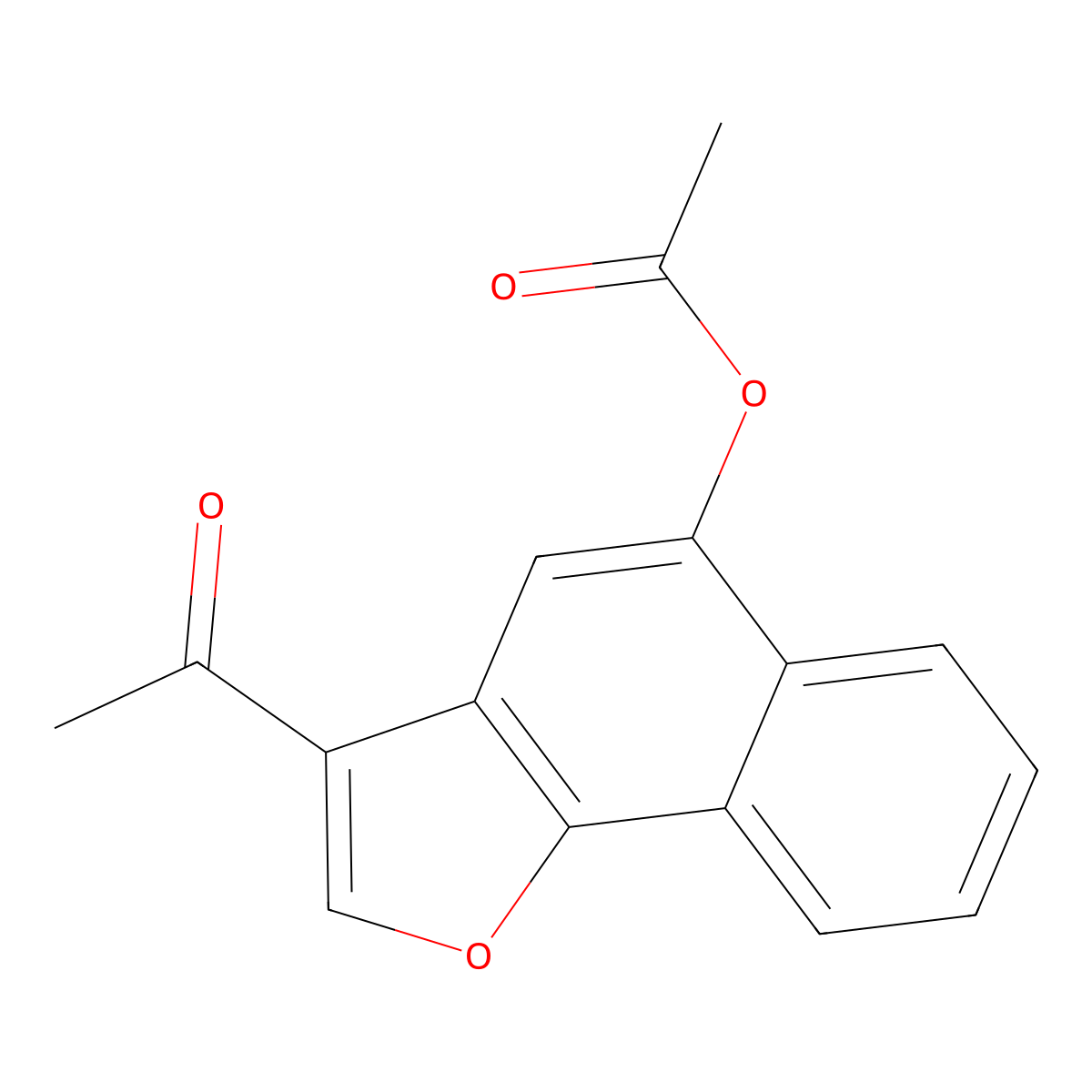 3-Acetylnaphtho[1,2-b]furan-5-yl acetate molecular structure, CAS 294876-98-5