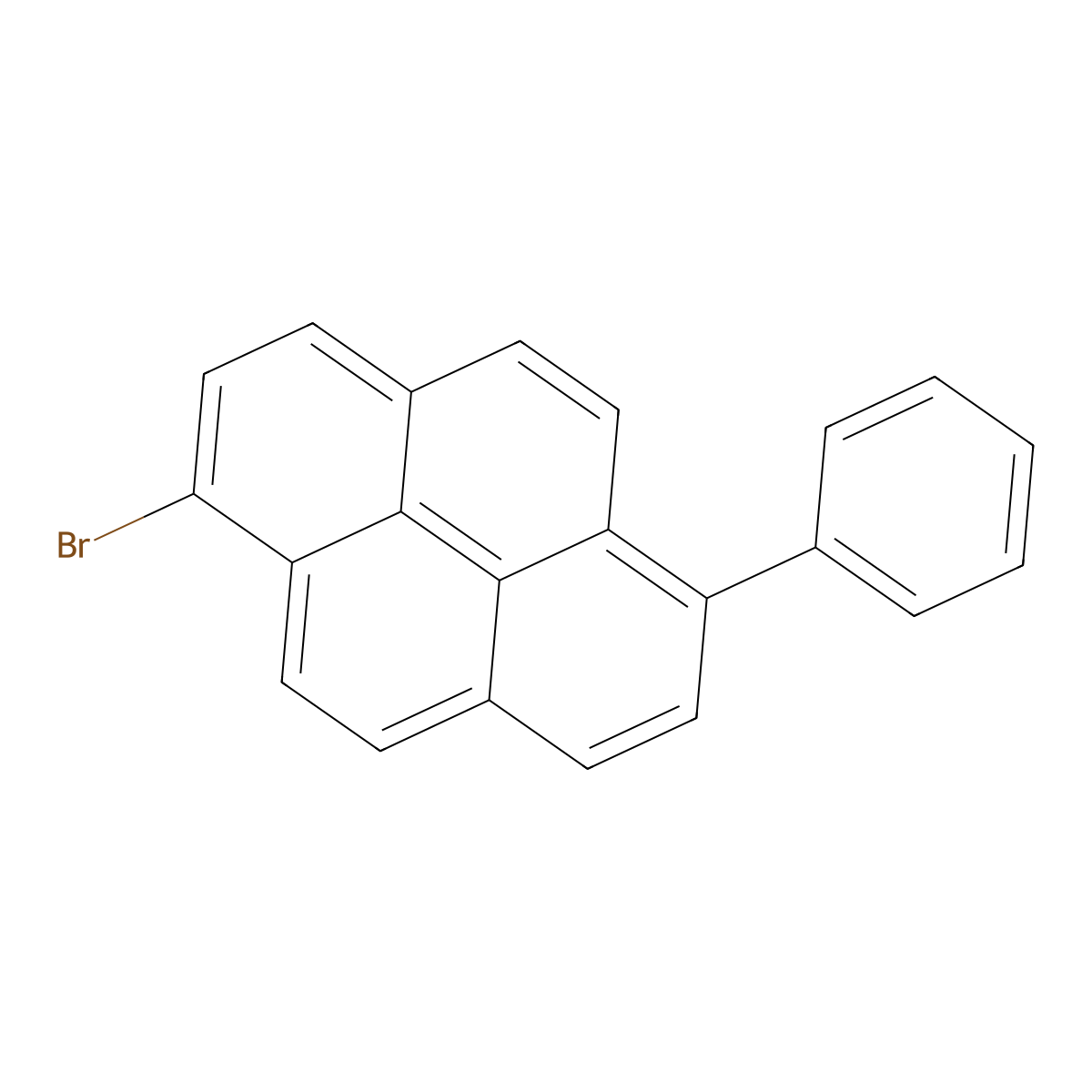 1-Bromo-6-phenylpyrene molecular structure, CAS 294881-47-3
