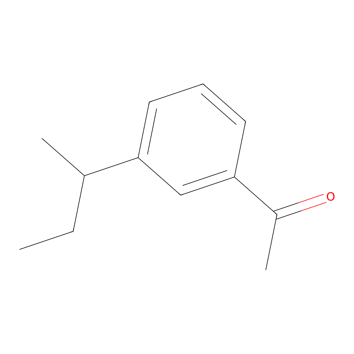 1-(3-(Sec-butyl)phenyl)ethanone molecular structure, CAS 294888-76-9