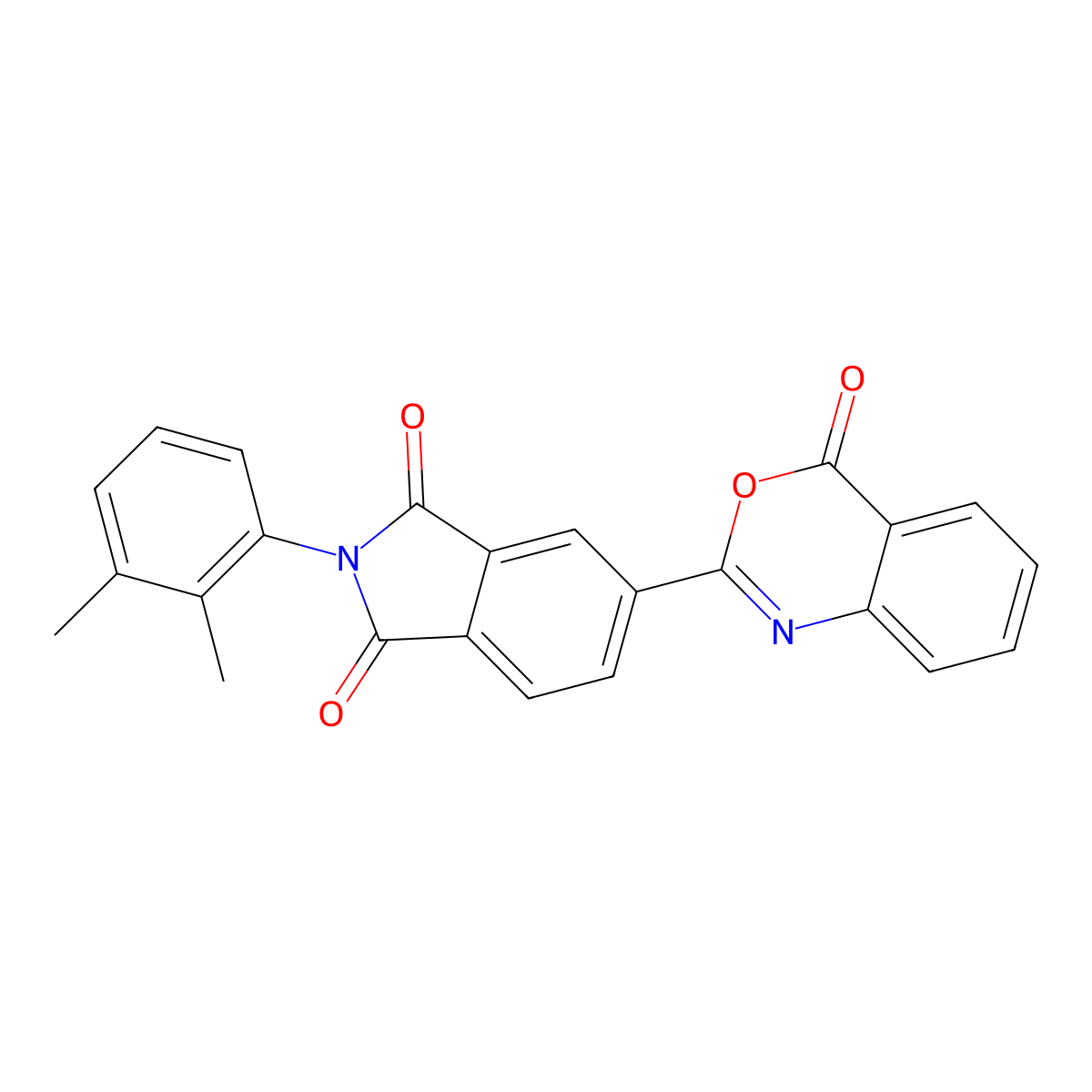 2-(2,3-Dimethylphenyl)-5-(4-oxo-3,1-benzoxazin-2-yl)isoindole-1,3-dione molecular structure, CAS 294891-00-2