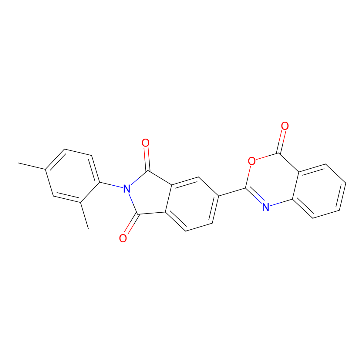 2-(2,4-Dimethylphenyl)-5-(4-oxo-3,1-benzoxazin-2-yl)isoindole-1,3-dione molecular structure, CAS 294891-13-7