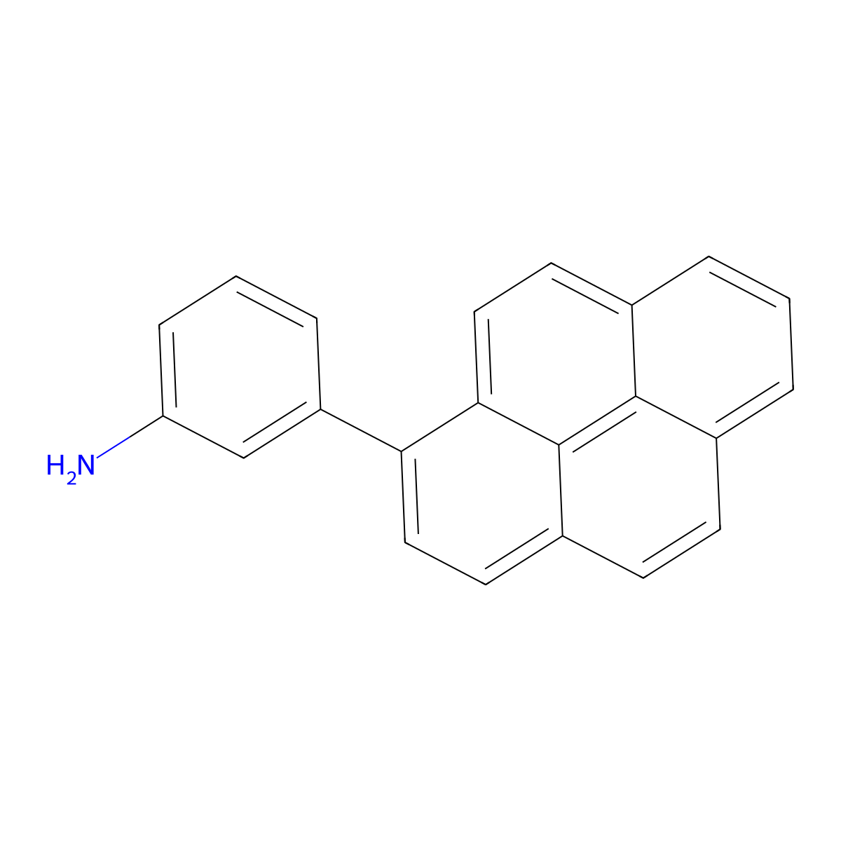 3-(Pyren-1-yl)aniline molecular structure, CAS 2951097-62-2