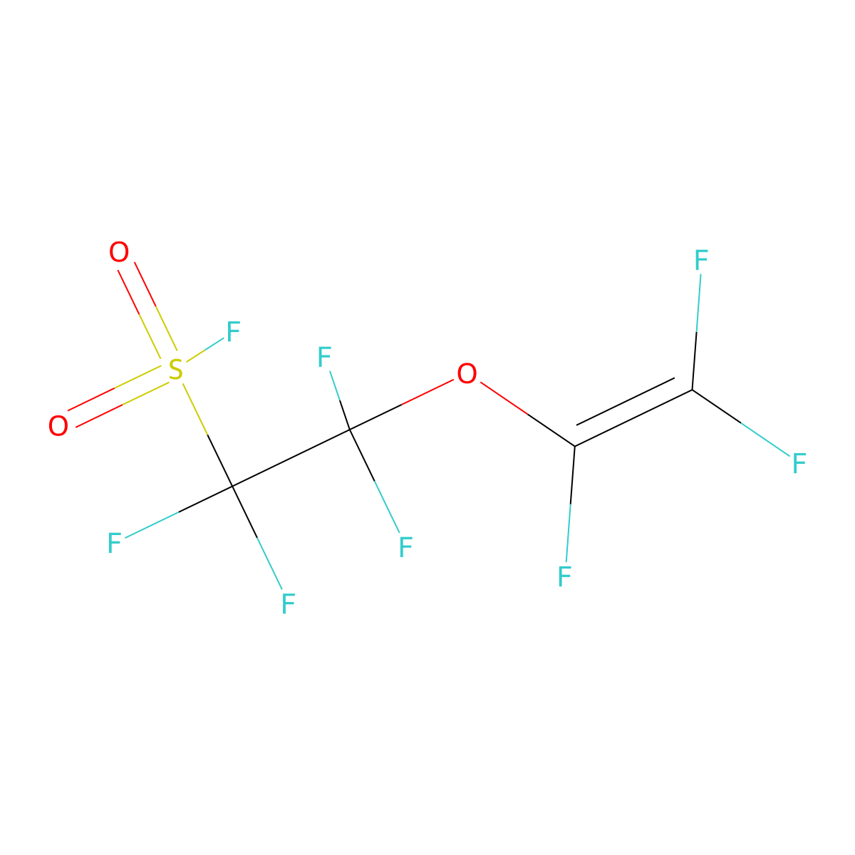 (Trifluorovinyl)tetrafluoroethylsulfonyl fluoride molecular structure, CAS 29514-94-1