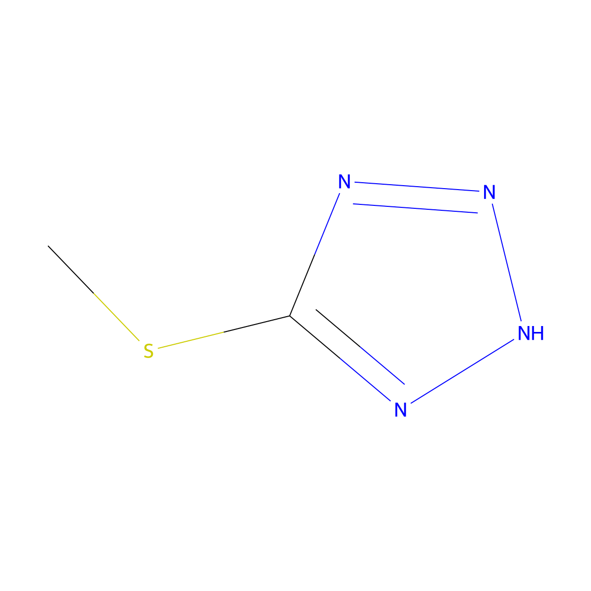 5-Methylthio-1H-tetrazole molecular structure, CAS 29515-99-9