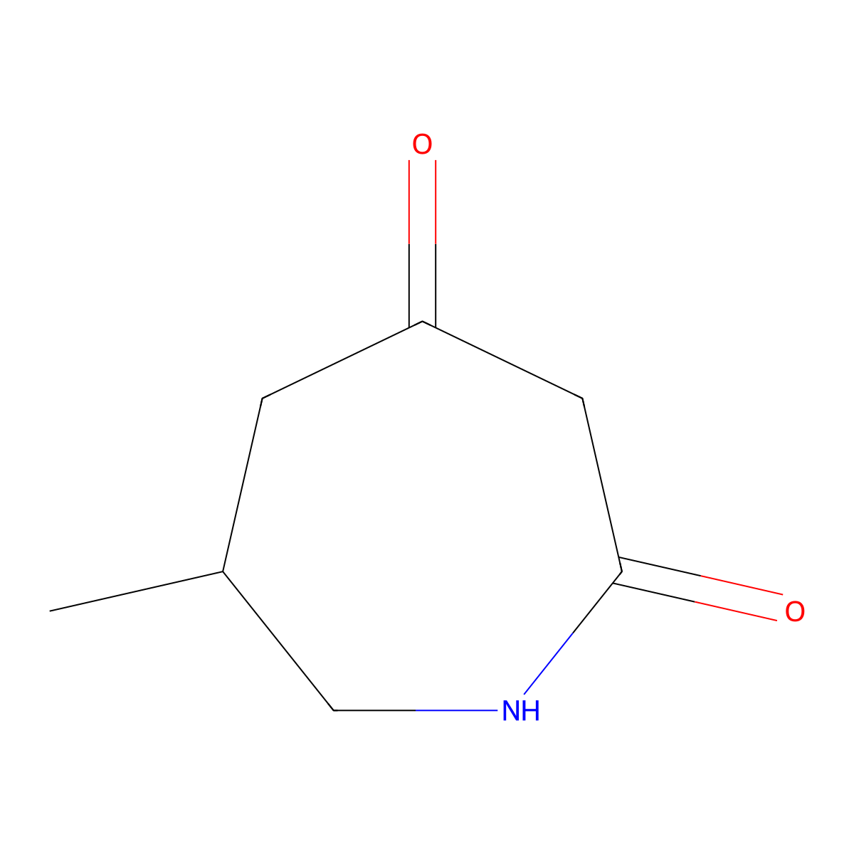 6-Methylazepane-2,4-dione molecular structure, CAS 29520-89-6