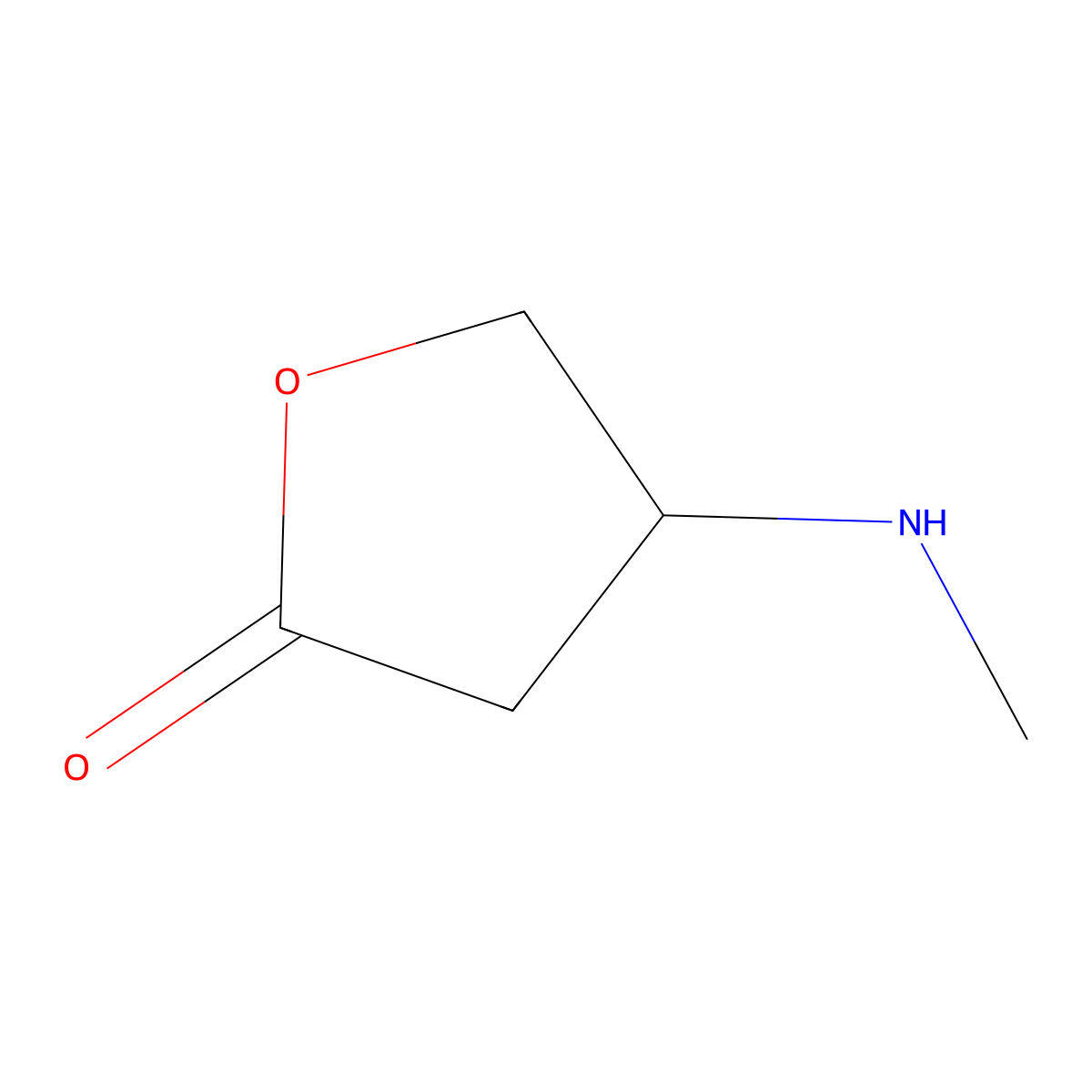 4-(Methylamino)oxolan-2-one molecular structure, CAS 295330-90-4