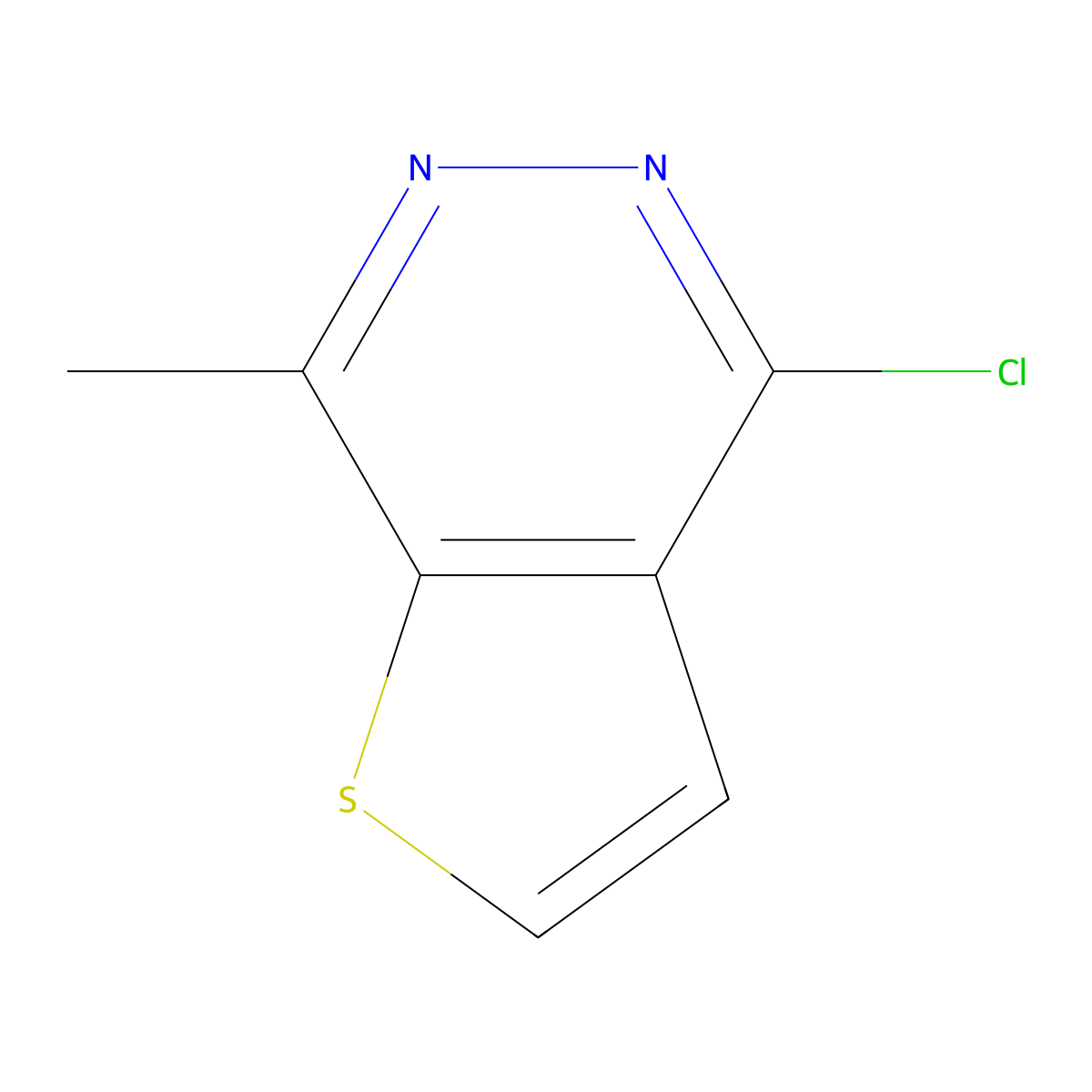4-Chloro-7-methylthieno[2,3-d]pyridazine molecular structure, CAS 2953425-01-7