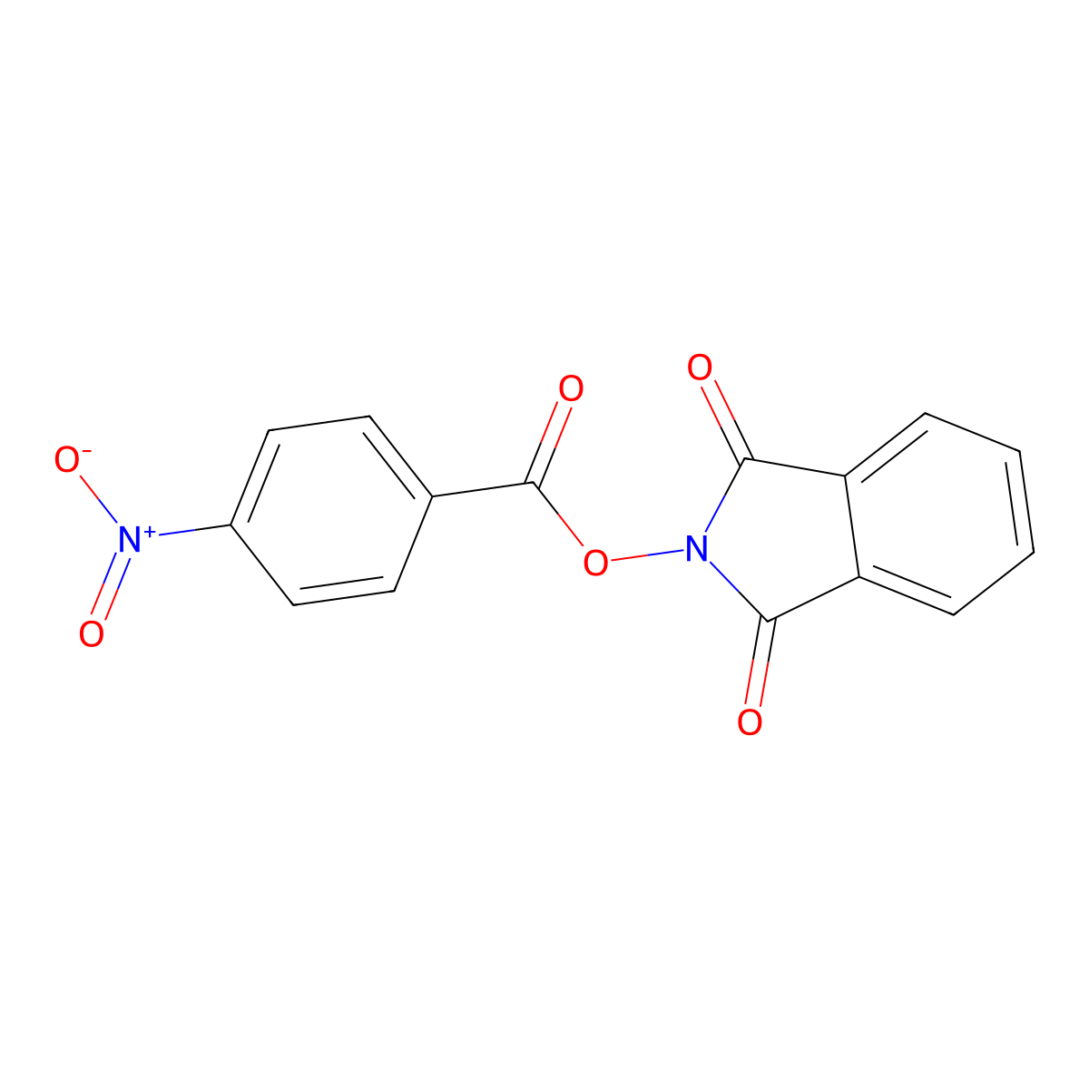 1,3-Dioxoisoindolin-2-yl 4-nitrobenzoate molecular structure, CAS 295346-11-1