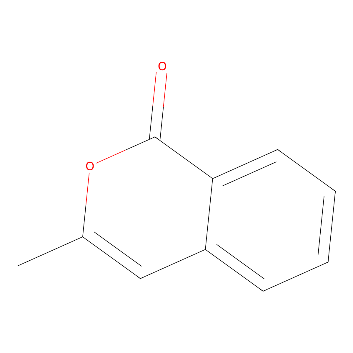 3-methyl-1H-isochromen-1-one molecular structure, CAS 29539-21-7