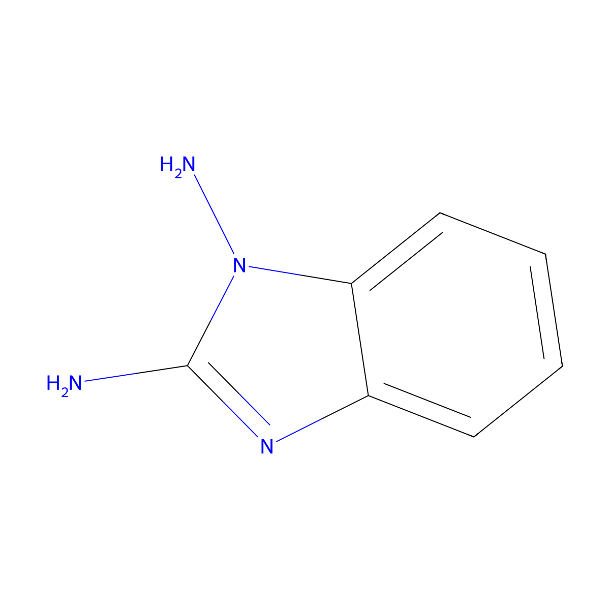 1H-1,3-benzodiazole-1,2-diamine molecular structure, CAS 29540-87-2