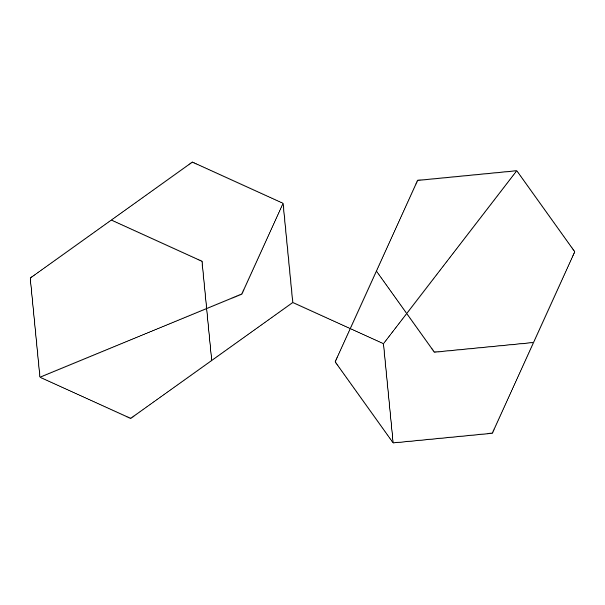 2,2'-Biadamantane molecular structure, CAS 29542-62-9