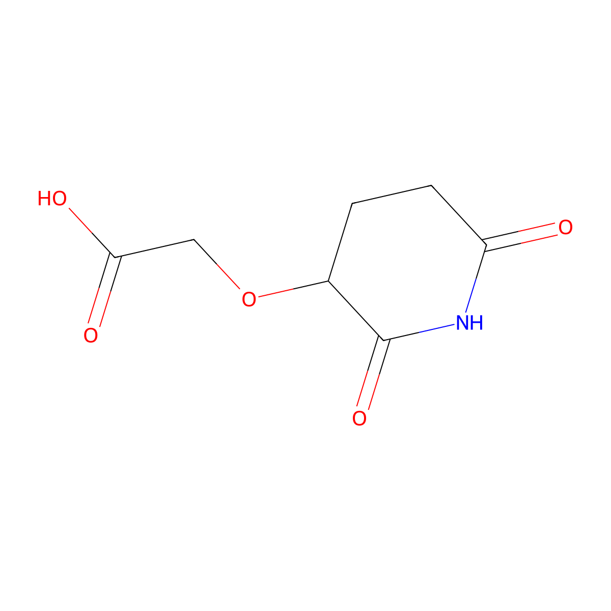 2-[(2,6-Dioxopiperidin-3-yl)oxy]acetic acid molecular structure, CAS 2954735-24-9