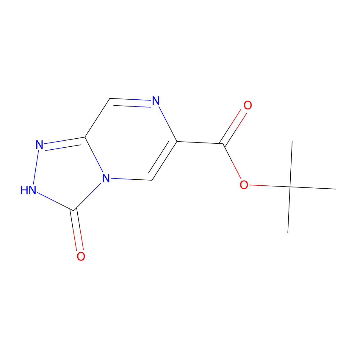 Tert-butyl 3-hydroxy-[1,2,4]triazolo[4,3-a]pyrazine-6-carboxylate molecular structure, CAS 2954735-85-2