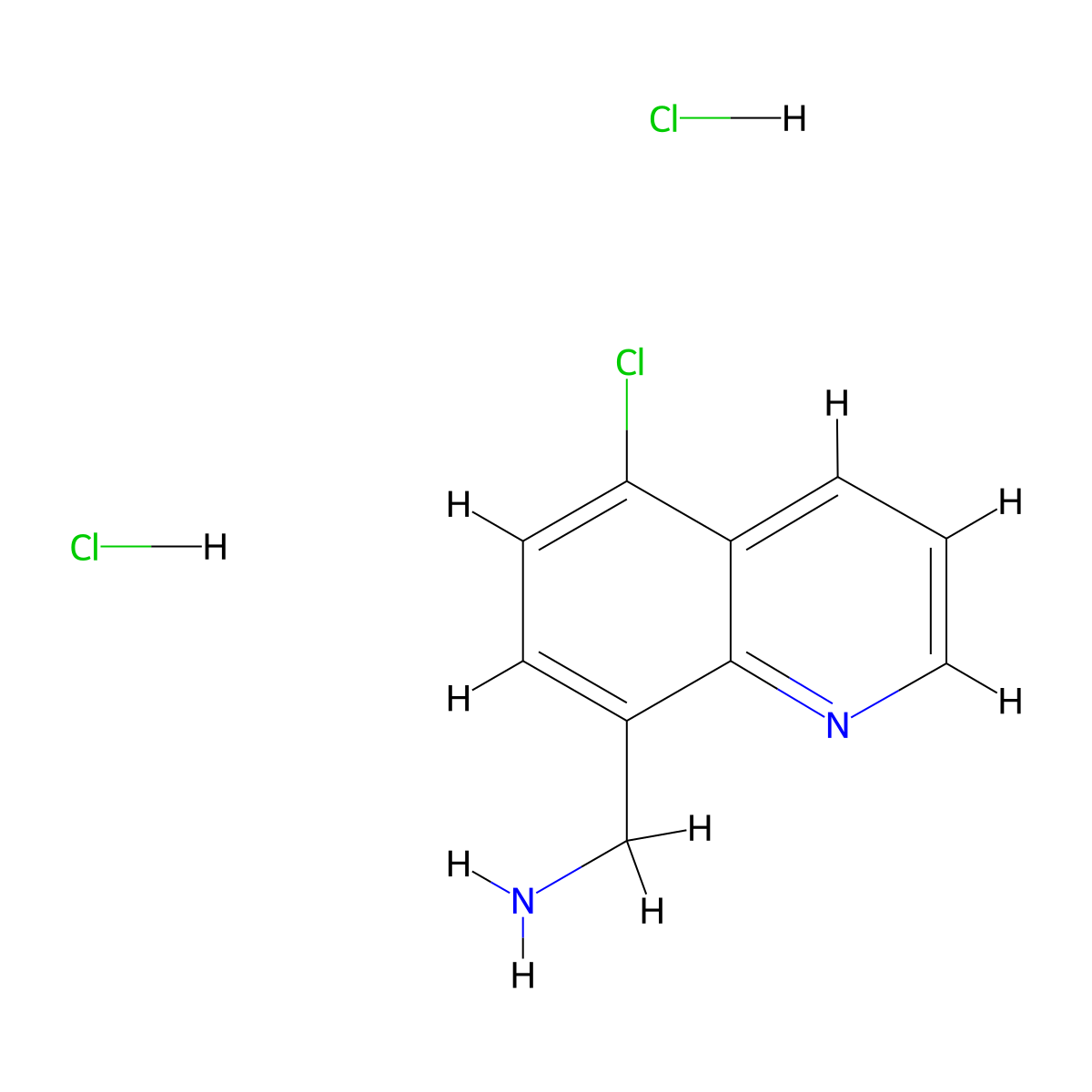 1-(5-Chloroquinolin-8-yl)methanamine dihydrochloride molecular structure, CAS 2954736-23-1