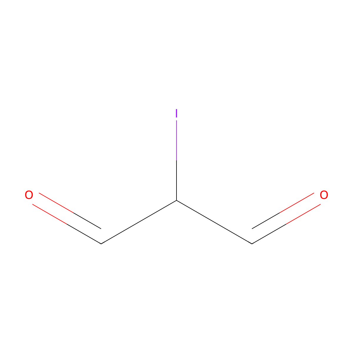 2-Iodopropanedial molecular structure, CAS 29548-74-1