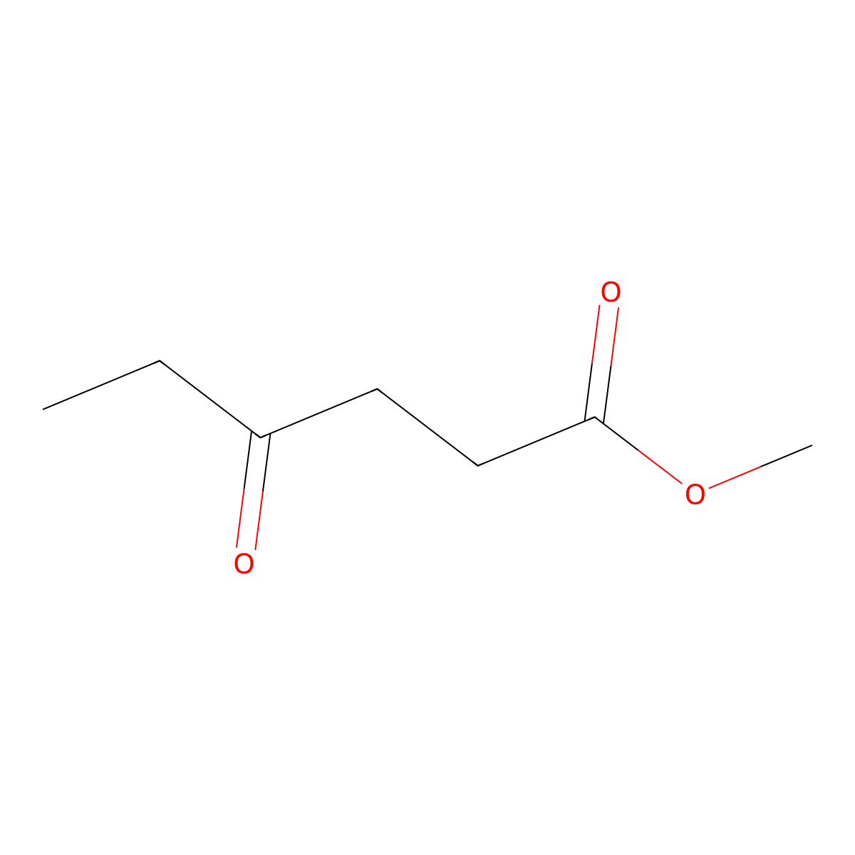 Methyl 4-oxohexanoate molecular structure, CAS 2955-62-6