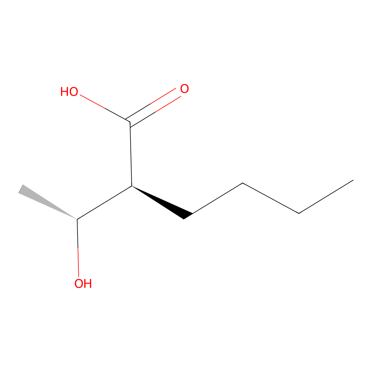 (2S)-2-((1R)-1-hydroxyethyl)hexanoic acid molecular structure, CAS 2955636-43-6