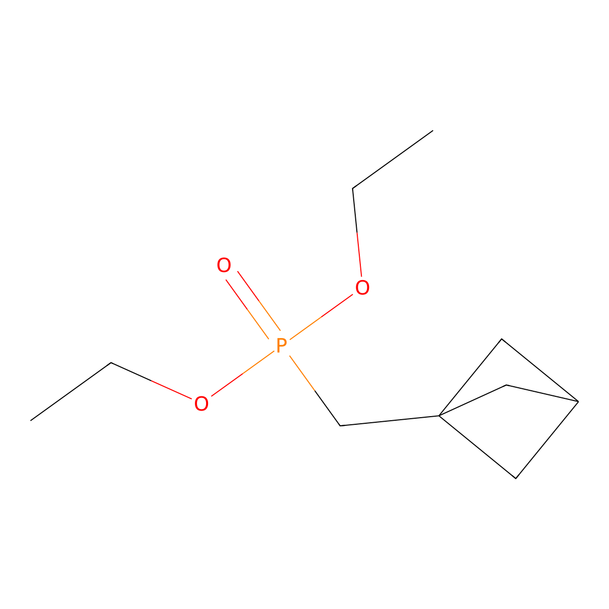Diethyl ({bicyclo[1.1.1]pentan-1-yl}methyl)phosphonate molecular structure, CAS 2955708-31-1
