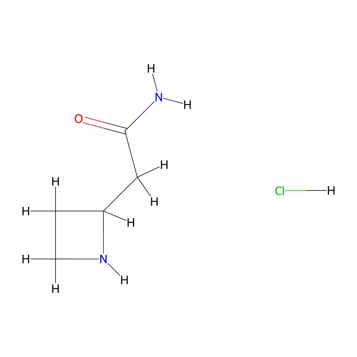 2-(Azetidin-2-yl)acetamide;hydrochloride molecular structure, CAS 2955708-76-4