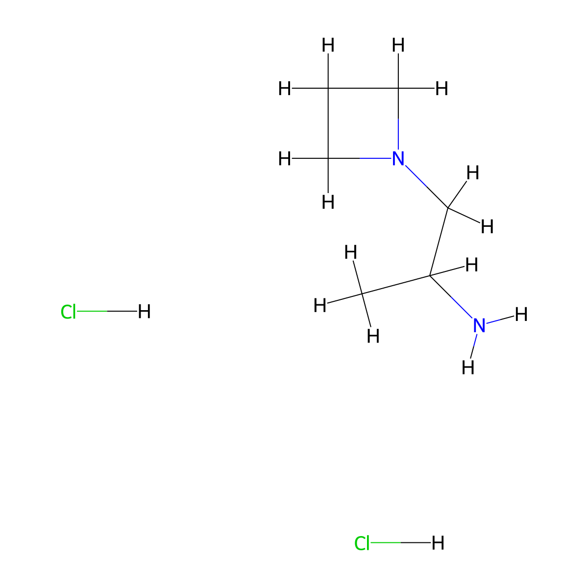 1-(Azetidin-1-yl)propan-2-amine;dihydrochloride molecular structure, CAS 2955710-61-7