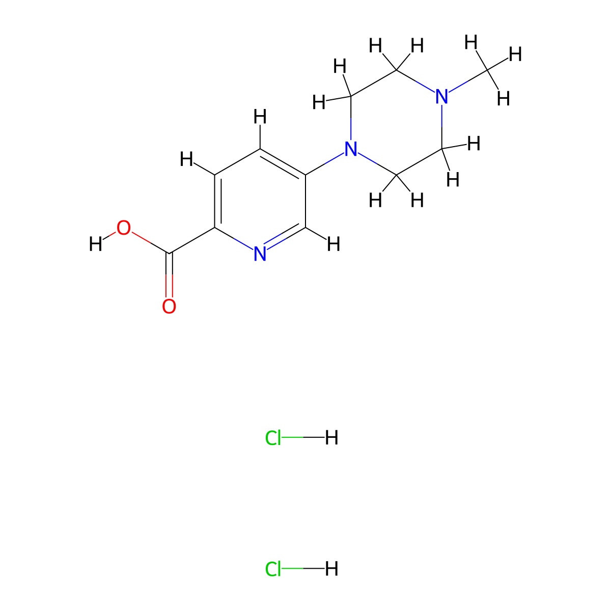 5-(4-Methylpiperazin-1-yl)pyridine-2-carboxylic acid dihydrochloride molecular structure, CAS 2955711-25-6