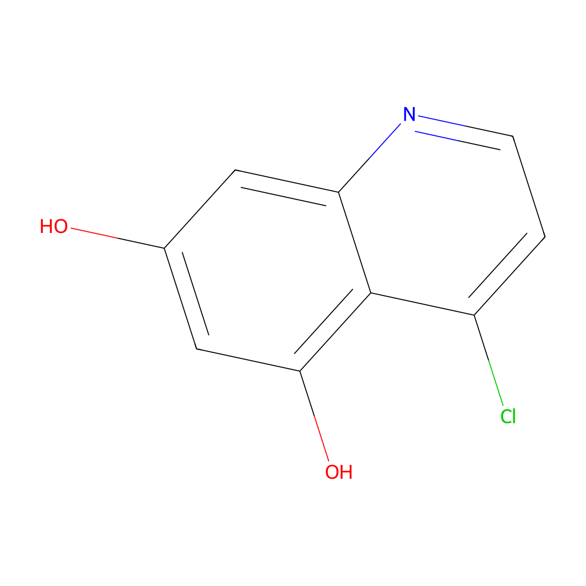 4-Chloroquinoline-5,7-diol molecular structure, CAS 2955711-44-9